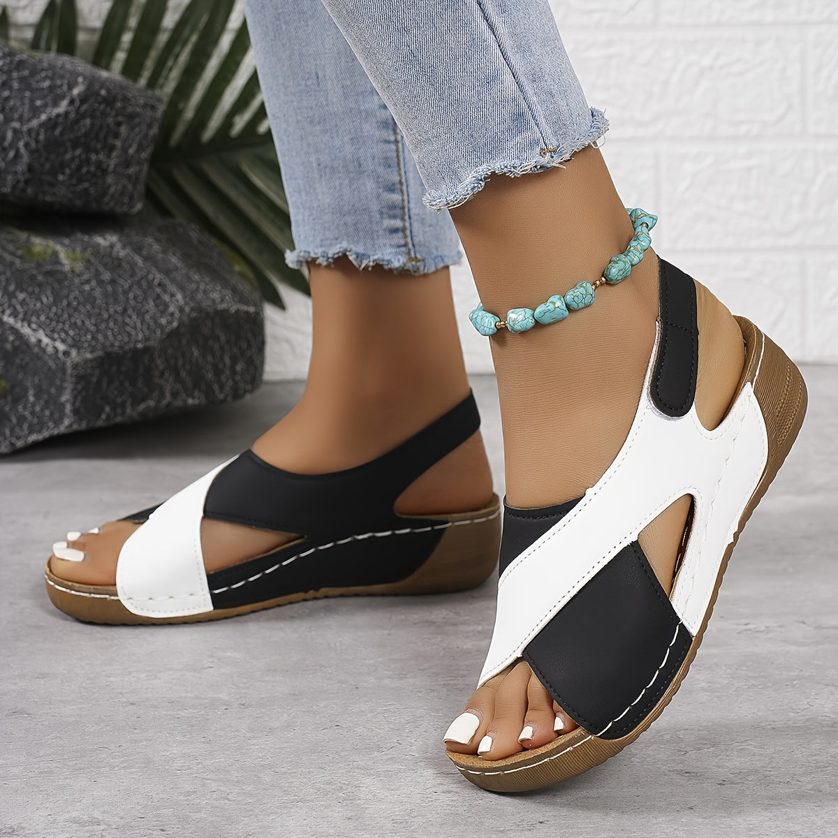 Maryse | Sandalias Cruzadas Mujer – Estilo Dinámico y Confort Diario