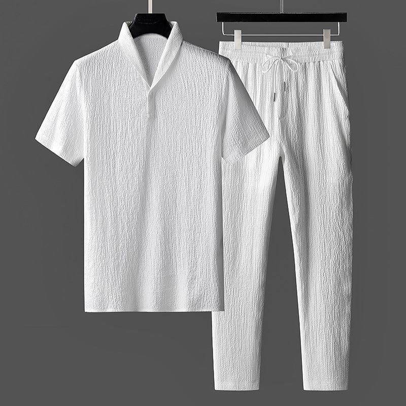 Gérard | Ansamblu Bărbați Elegant din Material Texturat