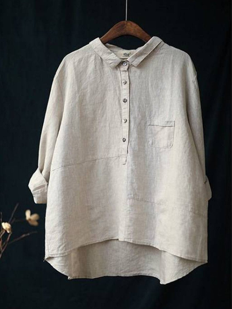 Iris | Chemise Femme À Manches Longues – Élégance Décontractée