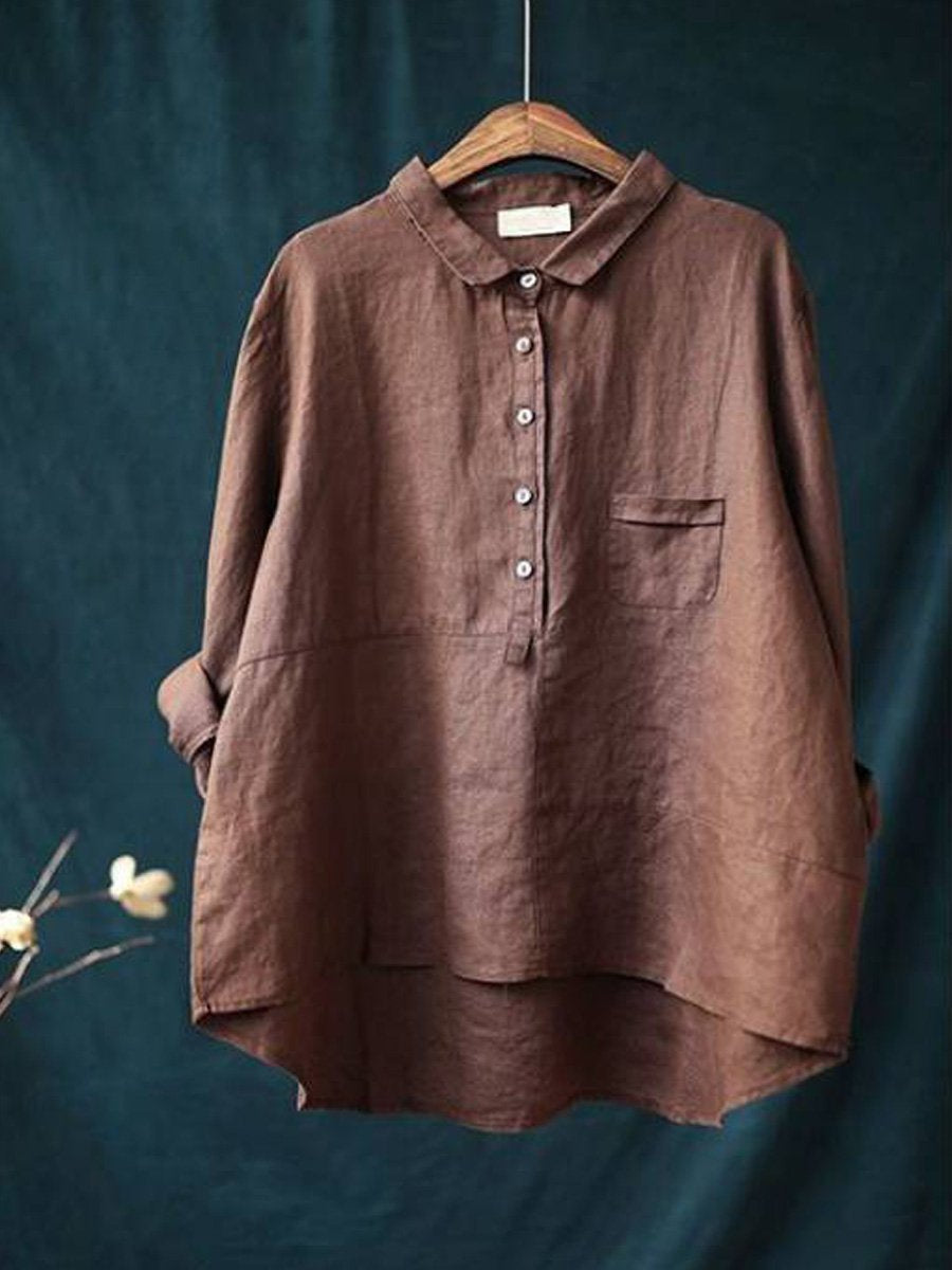 Iris | Chemise Femme À Manches Longues – Élégance Décontractée