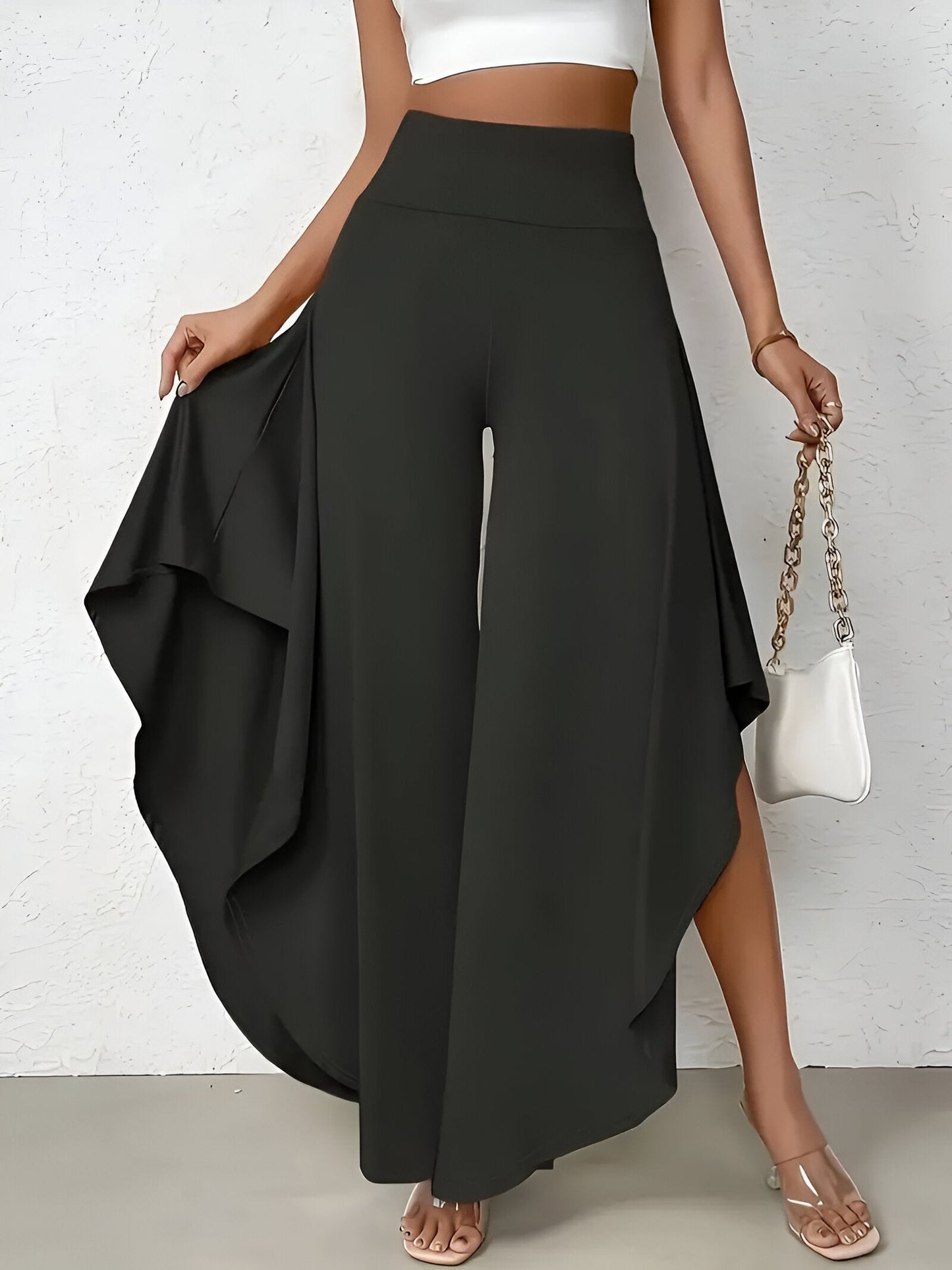 Talia | Pantalon Large À Coupe Originale – Confort Et Style Décontracté