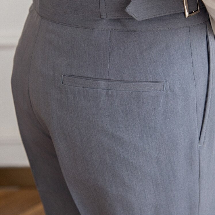Axel | Pantalon Bărbați Talie Înaltă – Eleganță Clasică și Modernă