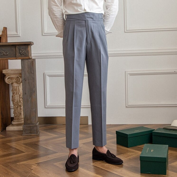 Axel | Pantalon Bărbați Talie Înaltă – Eleganță Clasică și Modernă