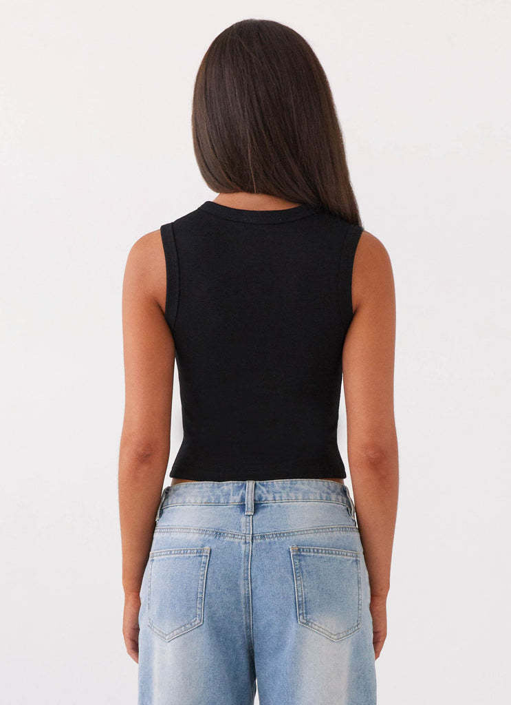 Isabelle | Sleeveless Buttoned Top – Casual Elegance