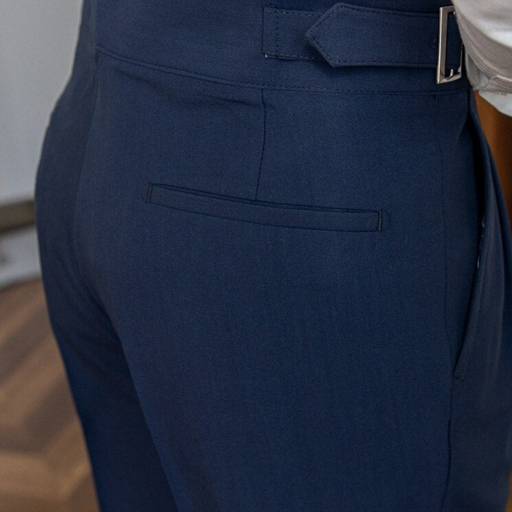 Axel | Pantalon Bărbați Talie Înaltă – Eleganță Clasică și Modernă