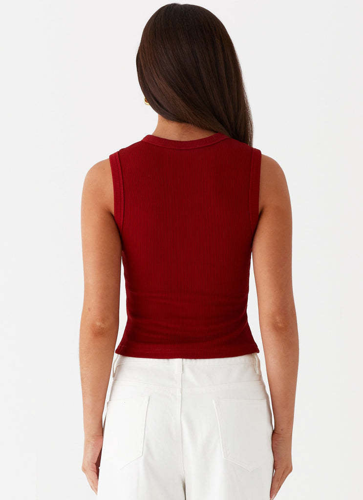 Isabelle | Sleeveless Buttoned Top – Casual Elegance