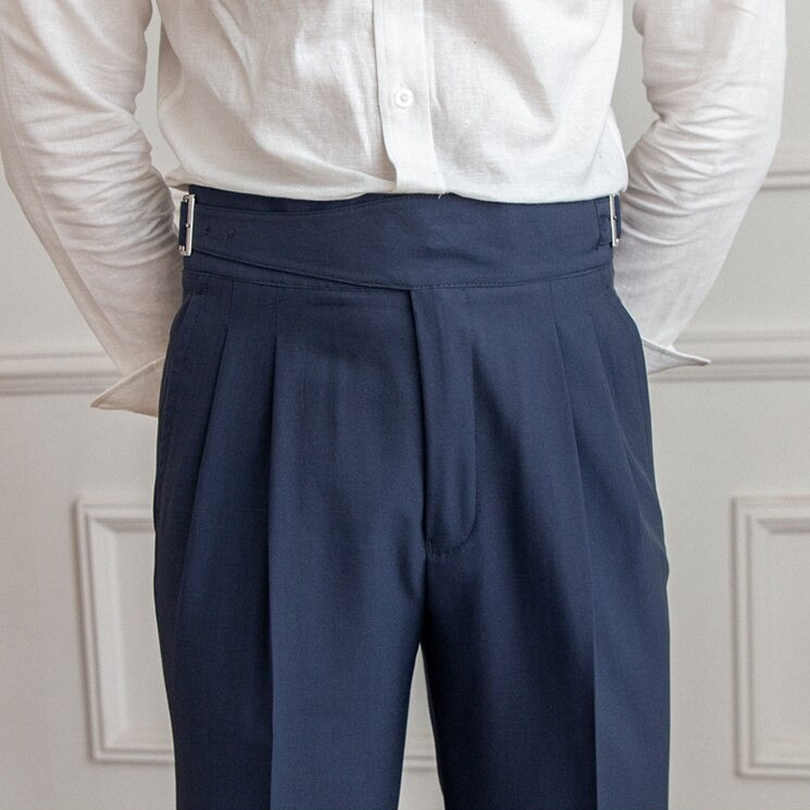 Axel | Pantalon Bărbați Talie Înaltă – Eleganță Clasică și Modernă