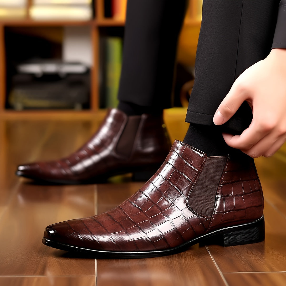 Quentin | Chelsea Boots Uomo – Lusso e Brillantezza