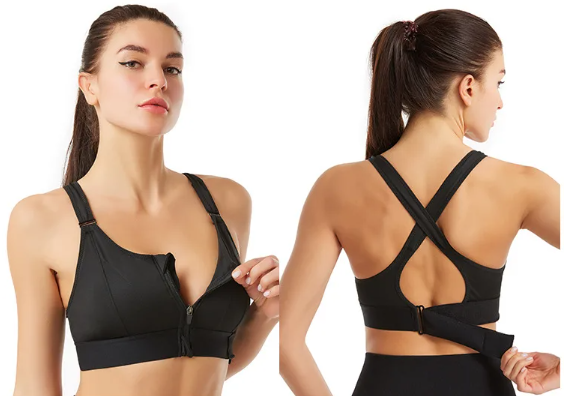 Lucienne | Zip Bra – Enhanced Comfort and Sporty Look