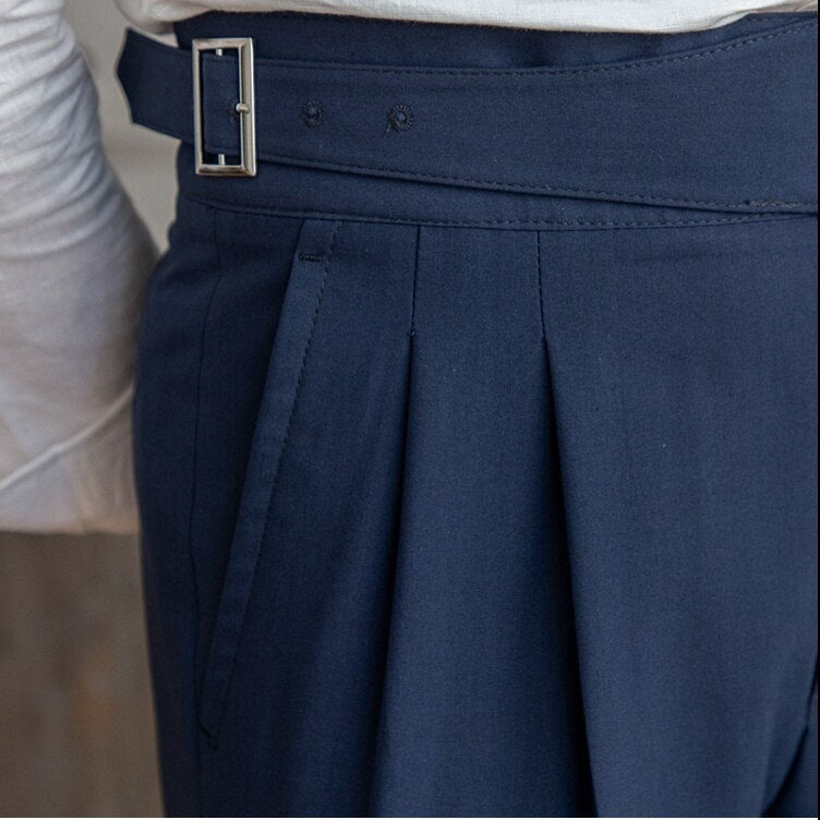 Axel | Pantalon Bărbați Talie Înaltă – Eleganță Clasică și Modernă