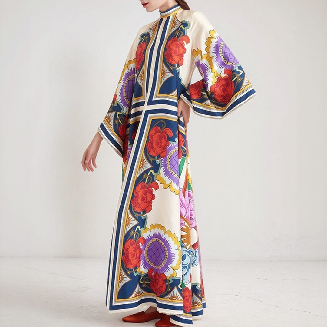 Djamila | Maxi Kaftan Bohém Ruha – Lazán Elegáns és Légies 