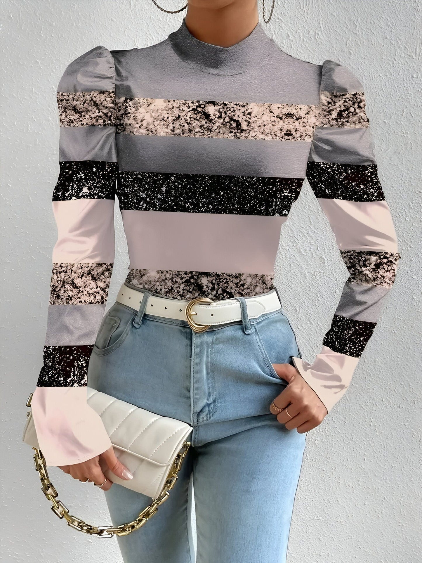 Élisa | Bluse Delikat Med Blomstertrykk – Finesse Og Modernitet 
