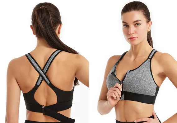 Lucienne | Zip Bra – Enhanced Comfort and Sporty Look 