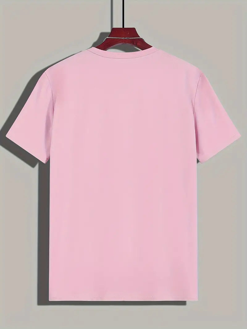 Ewen | Camiseta Ajustada de Cuello Redondo de Manga Corta 