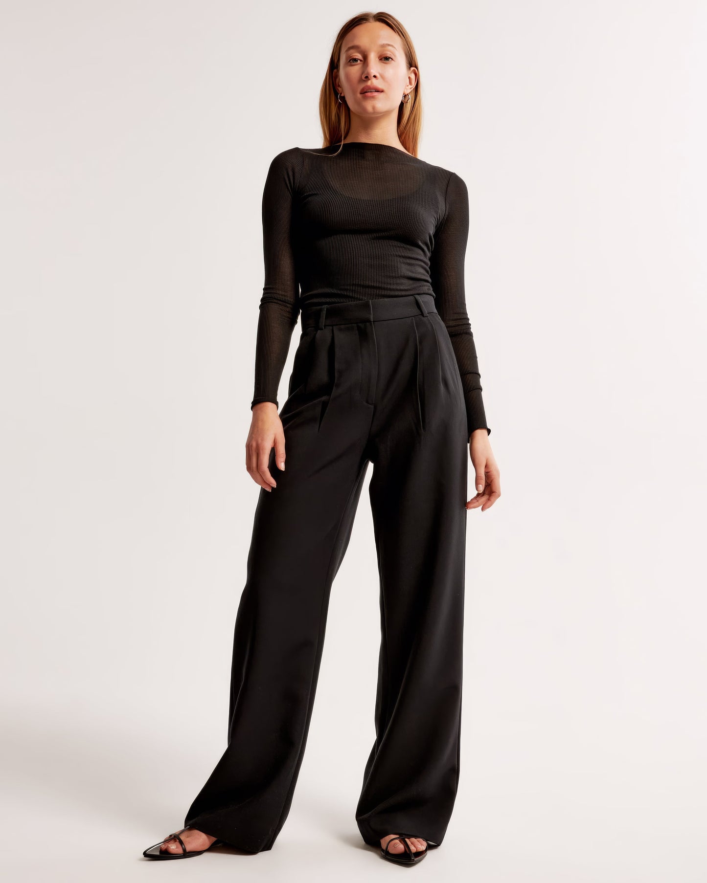 Elegante en comfortabele hoge taille broek 