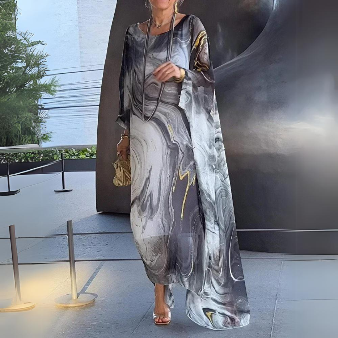 Camille | Long Dress for Women – Timeless Fluidity and Elegance 