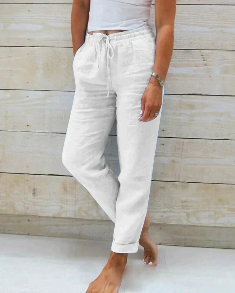 Sandra | Pantalón Descontracturado Mujer – Confort y Estilo Estival 