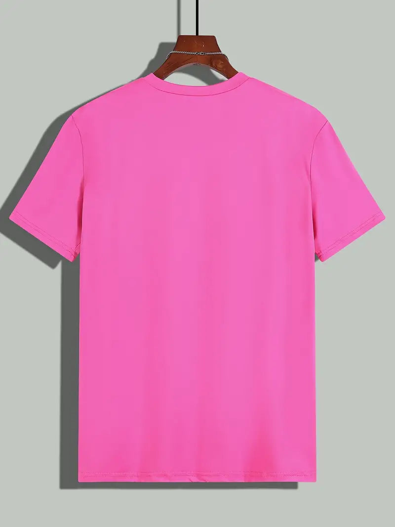 Ewen | Camiseta Ajustada de Cuello Redondo de Manga Corta 