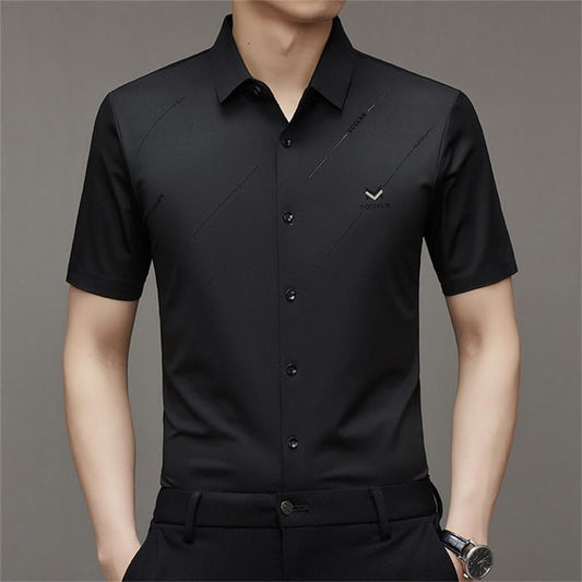 Clément | Premium Fluid Shirt med Satinfinish 