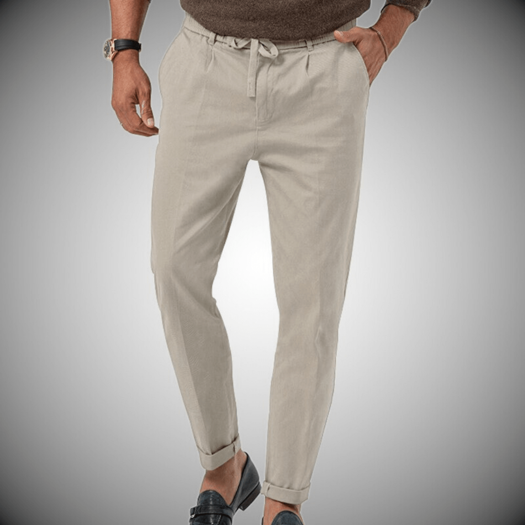William | Herenbroek met Koord - Veelzijdig, Casual en Trendy 