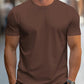 Ewen | Camiseta Ajustada de Cuello Redondo de Manga Corta 