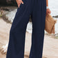 Sandra | Pantalon Palazzo – Talie Înaltă Și Eleganță Fluidă 