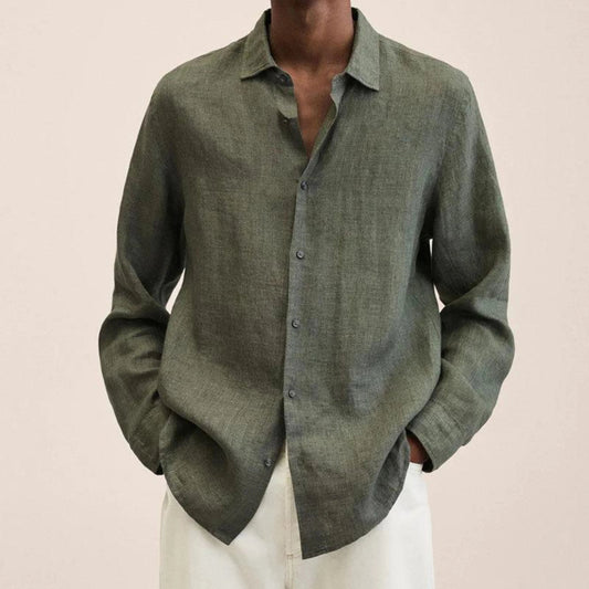 Loïs | Camicia Uomo a Maniche Lunghe – Stile Sobrio e Casual 