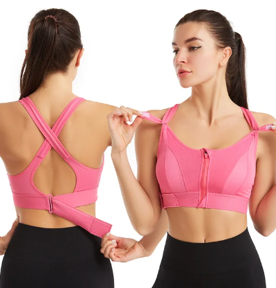 Lucienne | Zip Bra – Enhanced Comfort and Sporty Look 