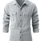 Loïc | Kontrastinen Denim-paita 