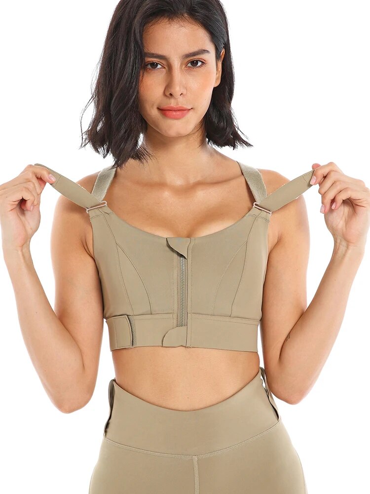 Lucienne | Zip Bra – Enhanced Comfort and Sporty Look 