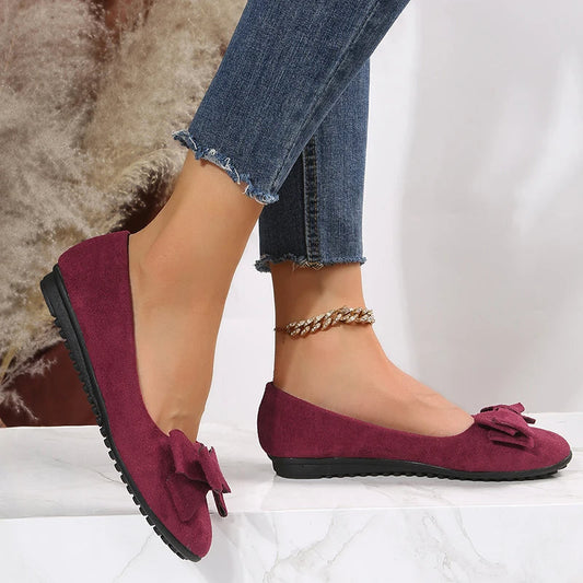 Cassandre | Ballerina's Met Strik Dames – Chic en Trendy Stijl 