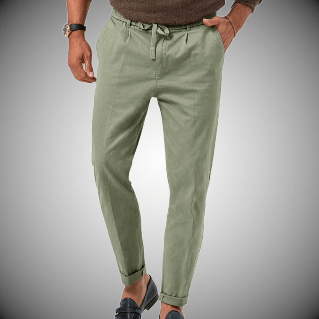 William | Herenbroek met Koord - Veelzijdig, Casual en Trendy 