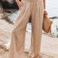 Sandra | Pantalon Palazzo – Talie Înaltă Și Eleganță Fluidă 