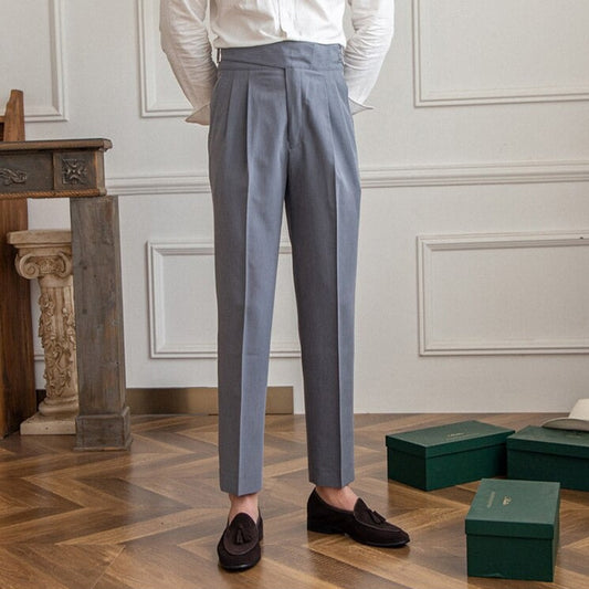Axel | Pantalon Bărbați Talie Înaltă – Eleganță Clasică și Modernă 