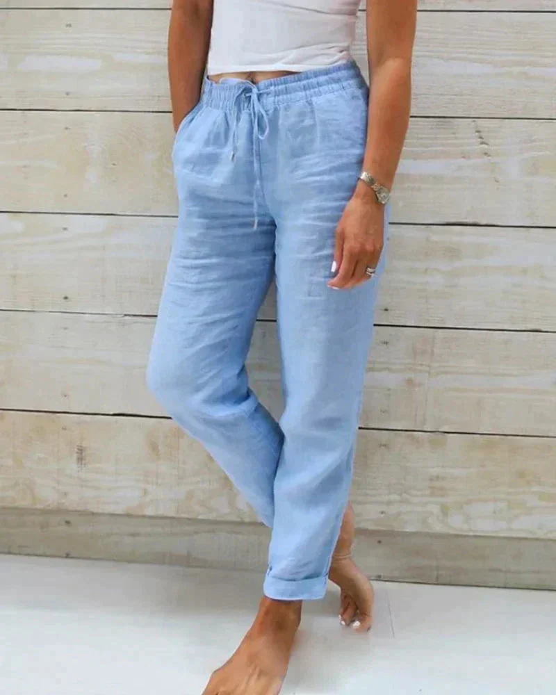 Sandra | Pantalón Descontracturado Mujer – Confort y Estilo Estival 