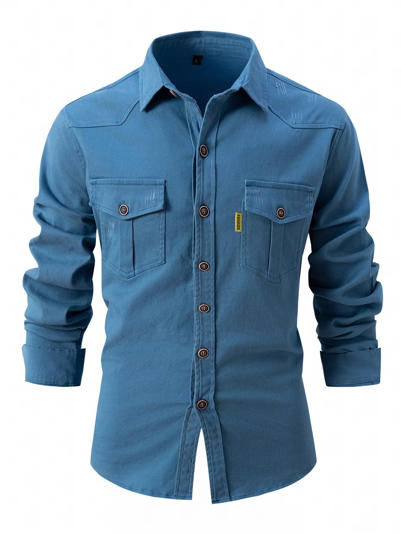 Loïc | Kontrastinen Denim-paita 