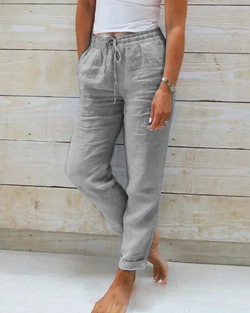 Sandra | Pantalón Descontracturado Mujer – Confort y Estilo Estival 