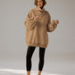 Oversize sweatshirt med rullekrave - Elegant komfort 