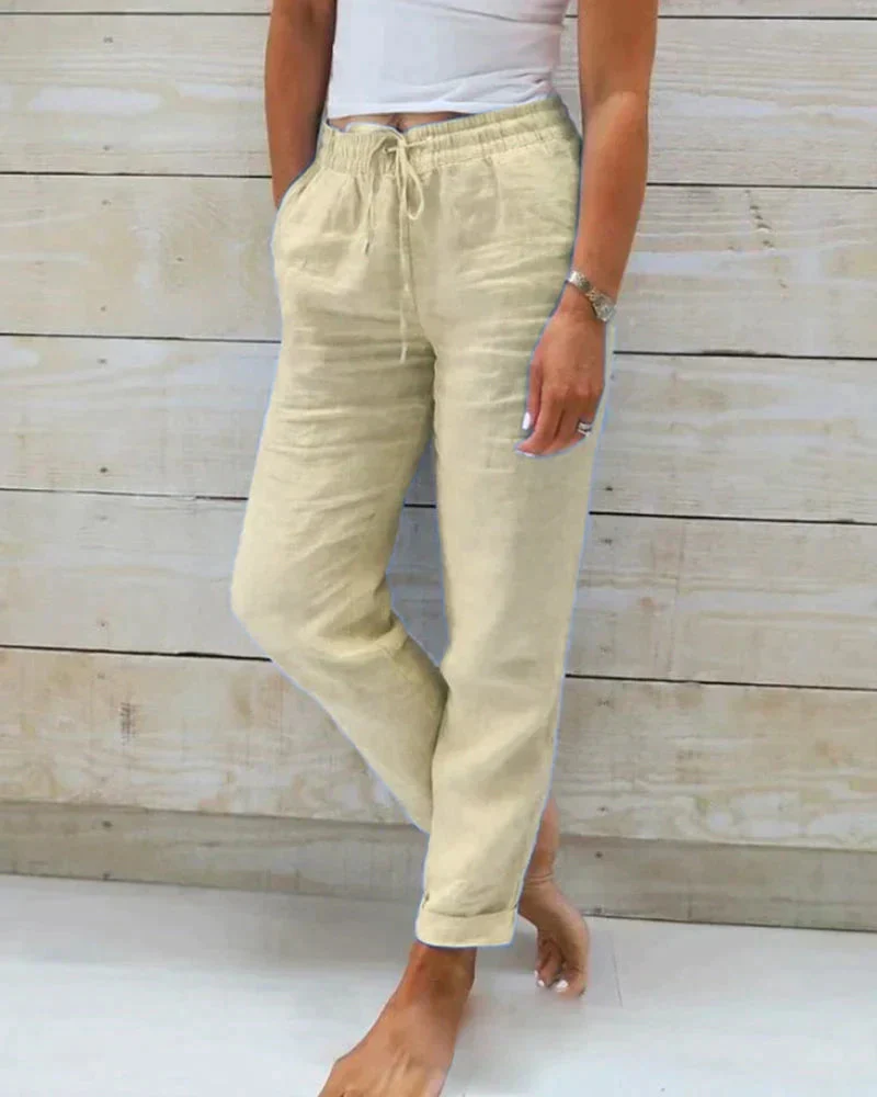 Sandra | Pantalón Descontracturado Mujer – Confort y Estilo Estival 