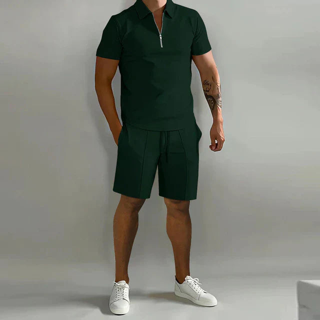 Brayan | Insieme Polo e Pantaloni Corti Uomo 