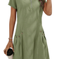 Marie | Casual Dress – Lichtheid en Moderne Rits 