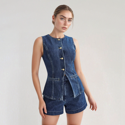 Nathalie | Avslappet sett – Stil 2 deler Trendy og Komfortabel 