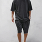 Adrien|Sammen T-Shirt Oversize Og Shorts Til Et Komfortabelt Og Stilfuldt Look 
