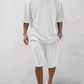 Adrien|Sammen T-Shirt Oversize Og Shorts Til Et Komfortabelt Og Stilfuldt Look 