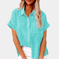 Nolwenn | Blouse Dames Korte Mouwen 