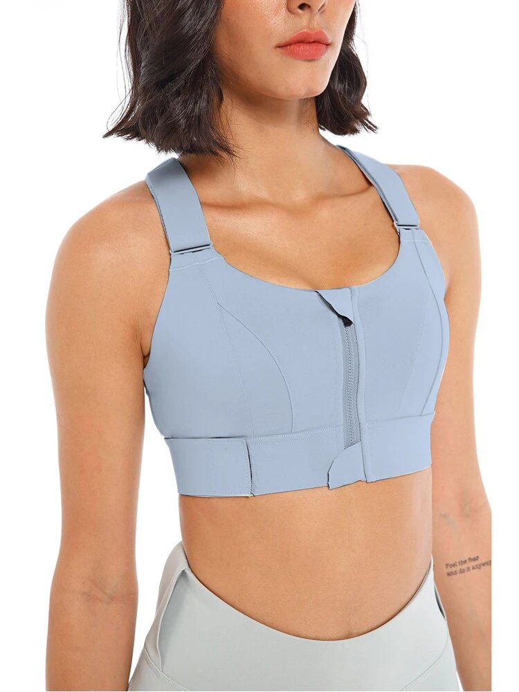 Lucienne | Zip Bra – Enhanced Comfort and Sporty Look 