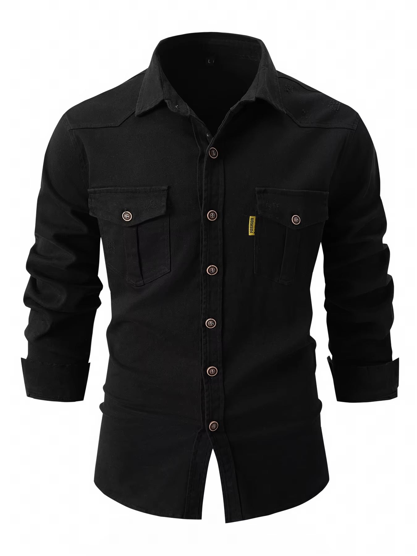Loïc | Kontrastinen Denim-paita 