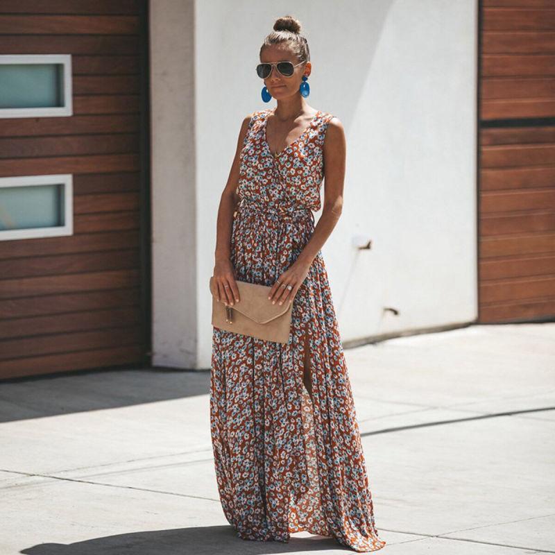 Kenzaa | Abito Lungo Bohemien – Silhouette Snella e Relax Assicurato 